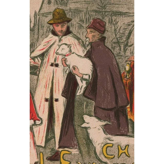 Etienne Moreau-Nélaton, La Nativité from Les Maîtres de L'Affiche, 1898, Original Lithograph For Sale - Image 4 of 13