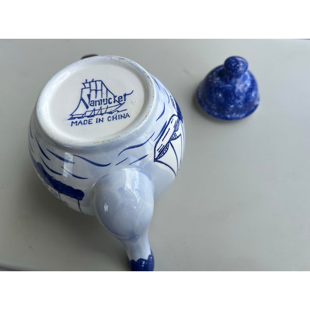 Ceramic Vintage Ceramic Tea Pot Nantucket For Sale - Image 7 of 7