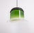 Large Green White Glass Pendant Light from Peill and Putzler, Germany, 1970s For Sale - Image 11 of 12