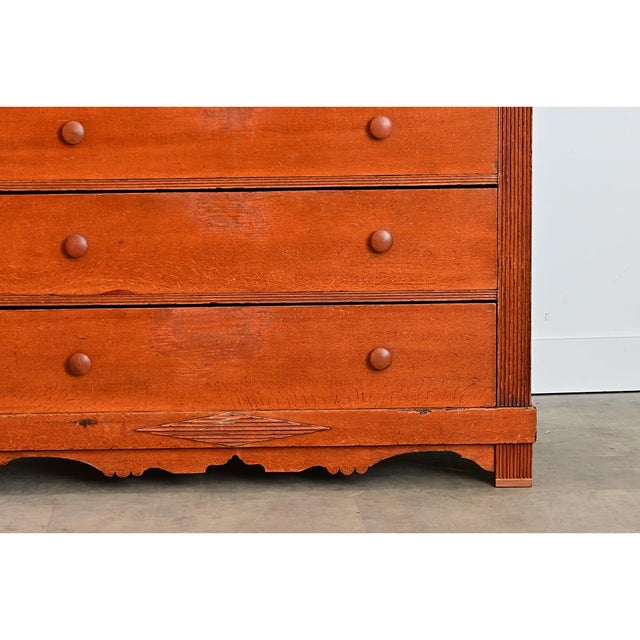 Swedish 18th Century Painted Linen Press For Sale - Image 14 of 16