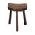 Vintage Rustic Wabi-Sabi Wooden Three-Legged Milking Stool, France For Sale - Image 4 of 18