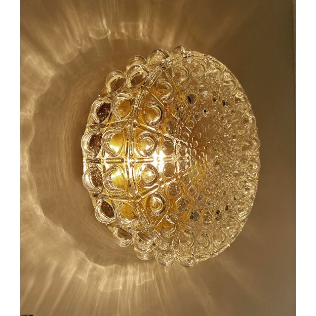 Vintage Bubble Glass Flush Mount from Erco, 1970s For Sale - Image 9 of 17