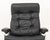 Late 20th Century Ekornes Gray Leather Lounge Chair and Ottoman For Sale - Image 5 of 13