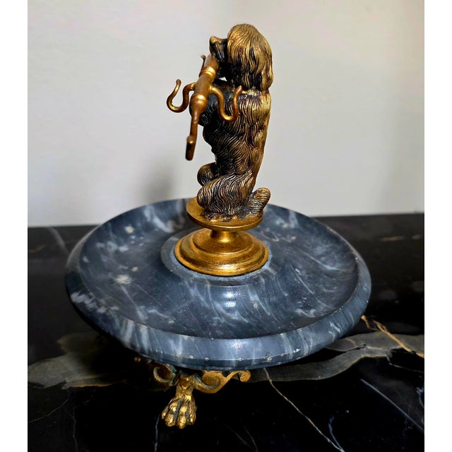 Victorian Victorian Novelty Figural Pocket Watch Stand and Vide-Poche (Trinket Tray) For Sale - Image 3 of 5