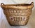 French Large Antique French Wicker Champagne Harvest Basket For Sale - Image 3 of 18