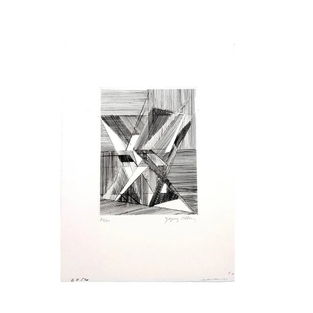 Jacques Villon - Two Cubist Vases - Original Etching 1946 For Sale - Image 10 of 10