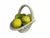 Vintage 1960s Italian Majolica Ceramic Lemon Basket With Handle For Sale In Houston - Image 6 of 12