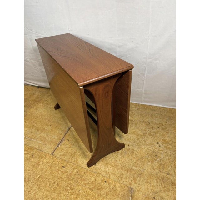 Brown Mid-Century Teak Drop Leaf Dining Table from G-Plan, 1960s For Sale - Image 8 of 16