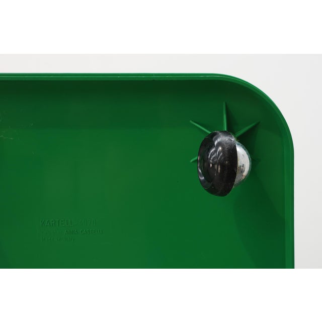 Plastic Green Model 4970 Storage Unit by Anna Castelli Ferrieri for Kartell, Italy, 1970s For Sale - Image 7 of 11