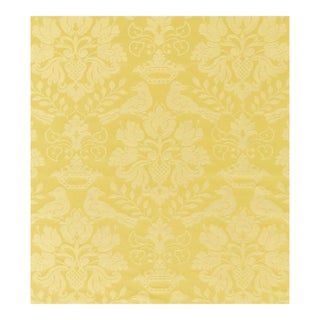 The House of Scalamandré Love Bird Fabric, Butterscotch For Sale