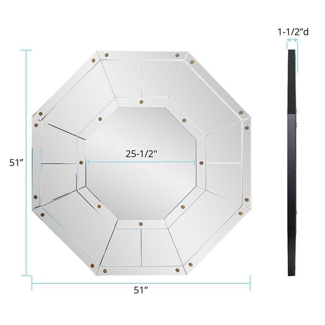 Octet Mirror For Sale - Image 9 of 11