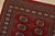 Bokhara Rug 3’1” X 5’6” Red Wool Tribal Hand-Knotted Oriental Carpet For Sale In Philadelphia - Image 6 of 11