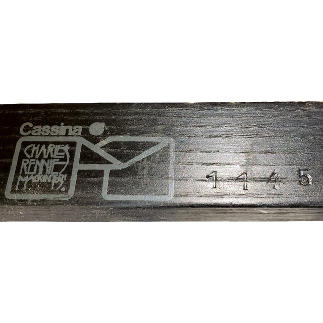 1980s 1980s Charles Rennie Mackintosh Ds4 Armchairs by Cassina, Set of 2 For Sale - Image 5 of 5