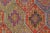 Colorful Vintage Turkish Flat-Weave Tribal Modern Kilim With Embroideries For Sale - Image 9 of 12