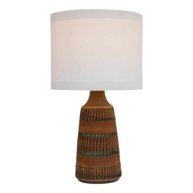 Mid-Century Modern Scandinavian Pottery Table Lamp by Anagrius, 1970s For Sale