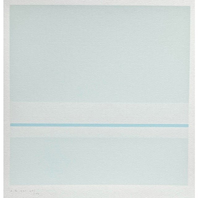 Antonio Calderara 1903 Abbiategrasso/Milan - 1978 Vacciago Composition, 1971 Screen print on light cardboard Monogrammed,...