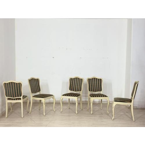 Vintage Chippendale Chairs, 1920, Set of 5 For Sale - Image 4 of 17