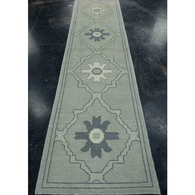 Turkish Oushak Runner Rug 2'11" x 11'2" #18100 Explore a curated collection of hallway runners, wool rugs, and handmade...