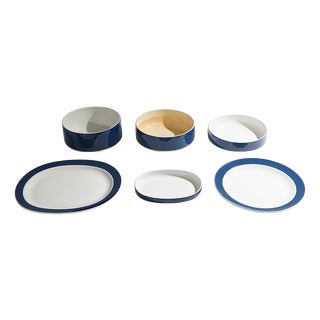 Colonna Service Set by Giovanni Garibaldi for Ginori, 1970s, Set of 6 For Sale