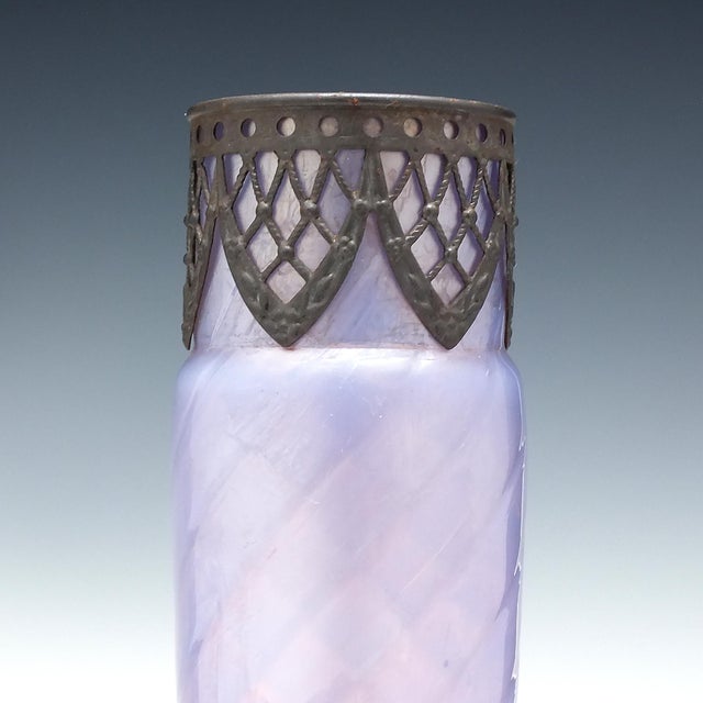 Art Nouveau Twist Glass Vase, 1890s For Sale - Image 3 of 6