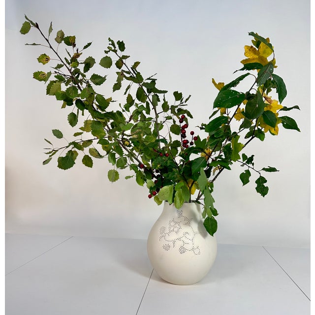 Large Perforated Limited Edition Ceramic Vase by Hella Jongerius for Ikea, Sweden, 2005 For Sale - Image 14 of 17
