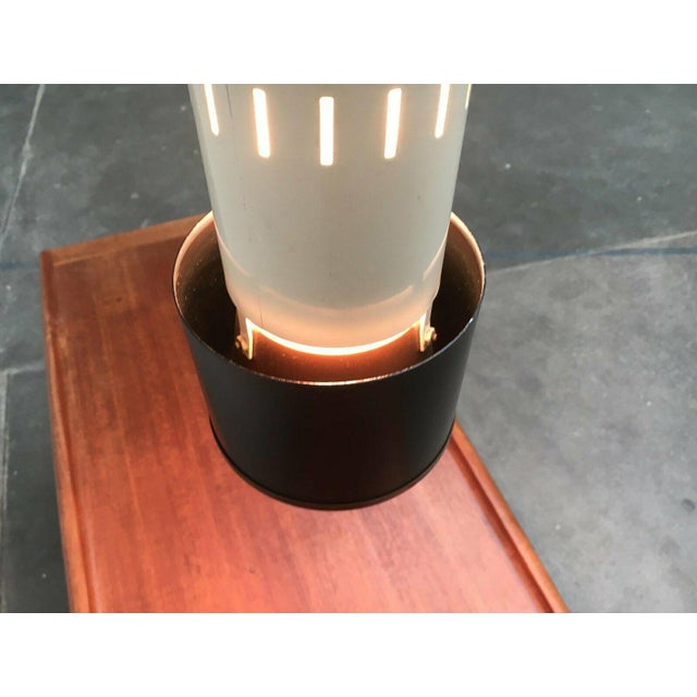 Mid-Century Dutch Minimalist Pendant Lamp attributed to Louis Kalff for Philips, 1950s For Sale - Image 6 of 18