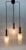 Mid-Century Chrome Pendant with Three Lamps For Sale - Image 10 of 13
