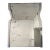 Brutalist Aluminum Wall Mirror, 1970s For Sale
