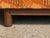 Burnt Orange Signed Selig of Monroe Mid-Century Modern Geometric Pattern Pit Loveseat For Sale - Image 8 of 12