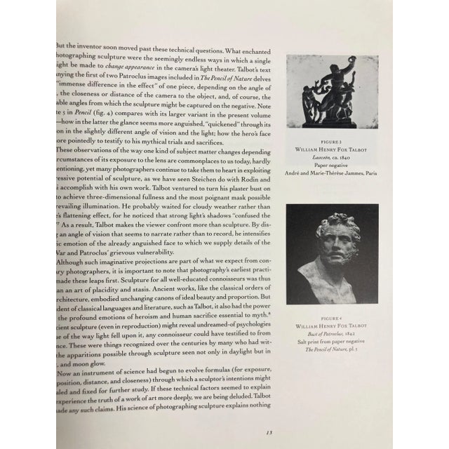 Early 20th Century The Kiss of Apollo: Photography & Sculpture 1845 to the Present by Jeffrey Fraenkel and Eugenia Parry Janis For Sale - Image 5 of 13