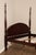 Wood Craftique Mebane Rice Traditional Mahogany King Four Poster Bed For Sale - Image 7 of 18