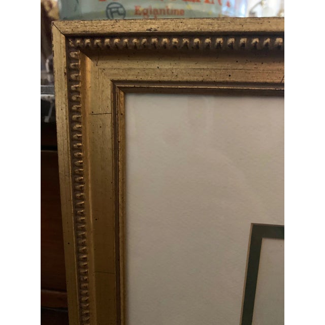 Scratch Pack Etching in Custom Frame For Sale - Image 9 of 13