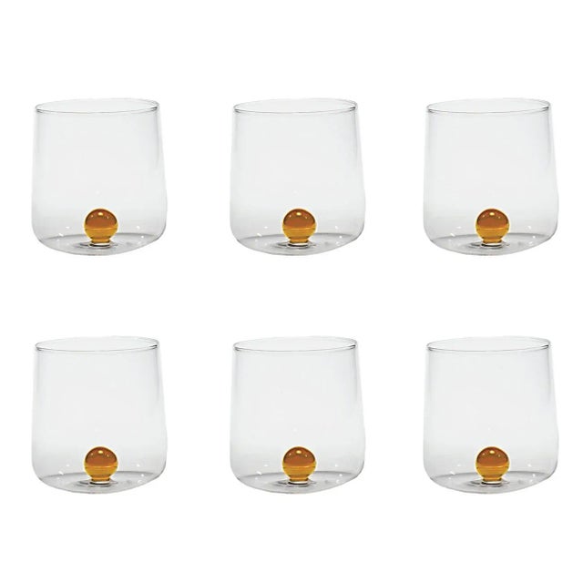 Zafferano Zafferano Bilia Tumbler Golden Yellow - Set of 6 For Sale - Image 4 of 4
