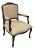 Traditional Ornate Carved Wood Armchair, Vintage For Sale