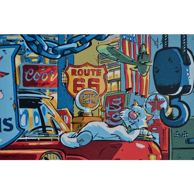 Stéphan Colman, Billy the Cat, 1998, Silkscreen For Sale - Image 6 of 15