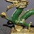 Metal Vintage Cloisonne Enamel Dragon Figurine – 14.2" Gilt Sea Dragon With Pearl For Sale - Image 7 of 9