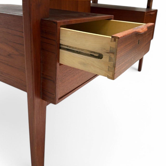Danish Teak Desk by Henning Jorgensen, 1960s For Sale - Image 4 of 9