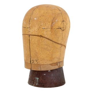 Millinery Head Block Mannequin, Circa 1940 For Sale