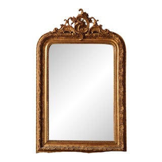 19th Century French Louis Phillip Rococo Style Mirror For Sale