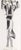 A 1969 charcoal drawing by the American artist James L. Bruch (1942-2023). This drawing depicts a tall slender figure...