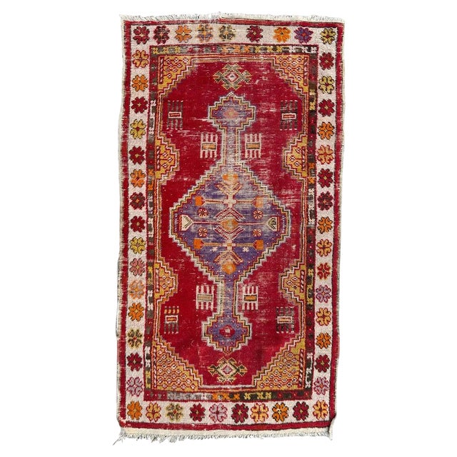 Early 20th Century Turkish Rug, 1920s For Sale