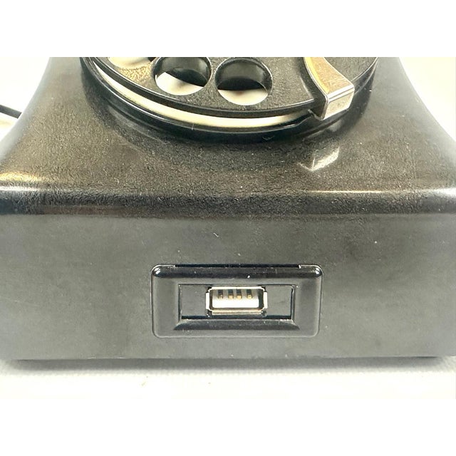 Polish Bakelite RWT Telephone Table Lamp, 1950s For Sale - Image 10 of 13