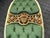 1980 Italian Baroque Gold Beech Green Velvet Bench - 1 Pc For Sale - Image 10 of 13