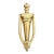 Vintage Traditional Brass Door Knocker For Sale