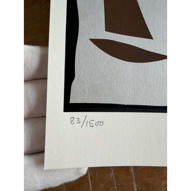 Robert Jacobsen (1912–1993), original silkscreen print, numbered 83/1500, small format