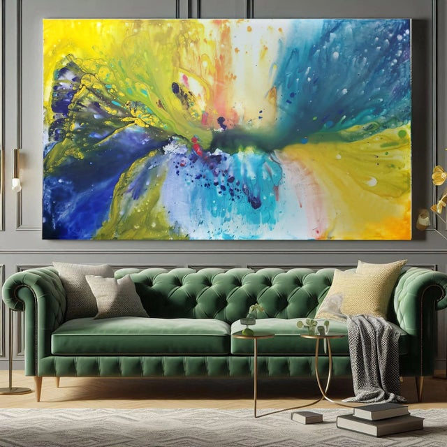 Contemporary Abstract Original Painting 1985 For Sale - Image 14 of 14