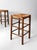 Mid-Century Rush Seat Stools Set of 4 For Sale - Image 17 of 18