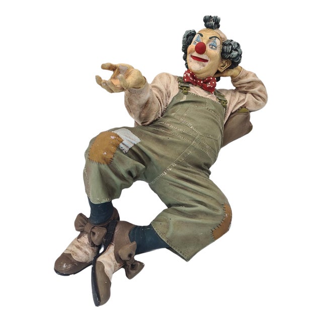 Large Circus Clown by Jun Asilo, Philippines, 1990s For Sale