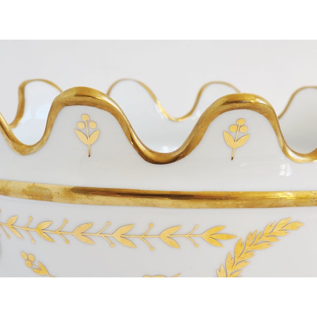 Chelsea House Sevre Style Porcelain Cachepot For Sale - Image 11 of 14
