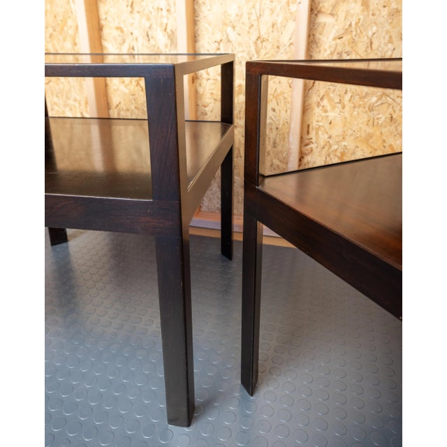 Mid-Century Edward Wormley for Dunbar Lamp Tables, Pair, c.1947 For Sale - Image 11 of 17